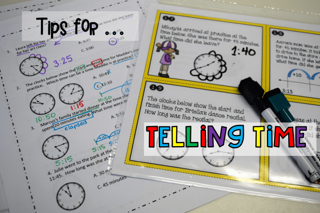 Tips For Teaching Time and a FREEBIE!